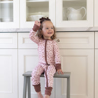 PINK MUSHROOMS | ZIPPER ONE PIECE