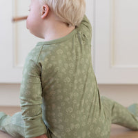 GREEN MUSHROOMS | ZIPPER ONE PIECE