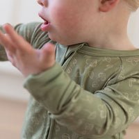 GREEN MUSHROOMS | ZIPPER ONE PIECE