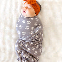BROWN + RUST DAISY | SWADDLE
