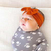 BROWN + RUST DAISY | SWADDLE