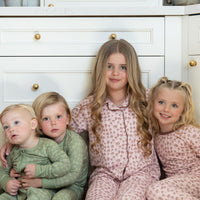 PINK MUSHROOMS | GIRLS' BUTTON UP LONG SLEEVE SET