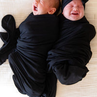 RIBBED SOLID BLACK | SWADDLE