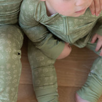 GREEN MUSHROOMS | ZIPPER ONE PIECE