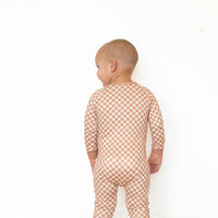 FALL MINI CHECKER | ZIPPER ONE PIECE