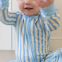 SPRING STRIPES | ZIPPER ONE PIECE