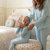 BLUE + YELLOW POLKADOTS | LONG SLEEVE