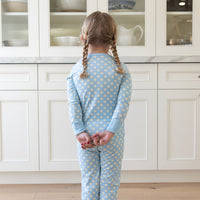 BLUE + YELLOW POLKADOTS | LONG SLEEVE