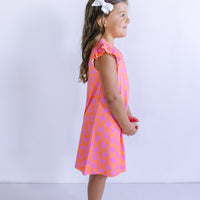 BUTTERFLIES | RUFFLE SLEEVE DRESS