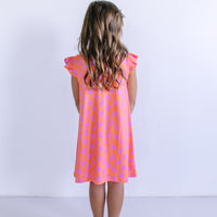 BUTTERFLIES | RUFFLE SLEEVE DRESS