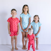 MIXED FRUITS | RUFFLE SHORT SET