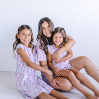 SEASHELLS | RUFFLE SLEEVE DRESS