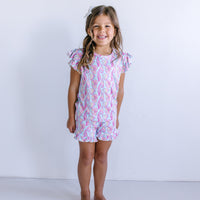 SEASHELLS | RUFFLE SHORT SET