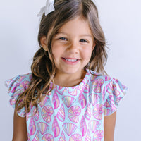 SEASHELLS | RUFFLE SHORT SET