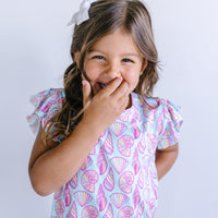 SEASHELLS | RUFFLE SHORT SET