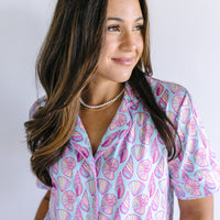 SEASHELLS | NEW* WOMEN'S SHORT SLEEVE SHORTS SET