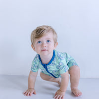 WAVES | SHORT ZIPPER ONE PIECE