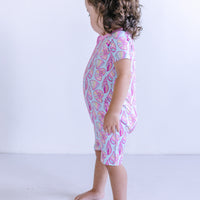 SEASHELLS | SHORT ZIPPER ONE PIECE