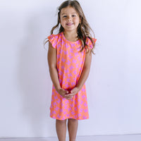 BUTTERFLIES | RUFFLE SLEEVE DRESS