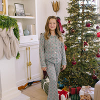 FOREST PLAID | GIRLS' BUTTON UP LONG SLEEVE SET