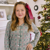 FOREST PLAID | GIRLS' BUTTON UP LONG SLEEVE SET