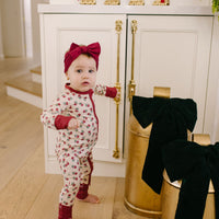 HOLIDAY FLORAL | ZIPPER ONE PIECE