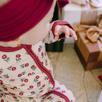 HOLIDAY FLORAL | ZIPPER ONE PIECE