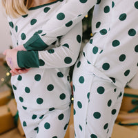 GREEN POLKADOT + STRIPE | LONG SLEEVE