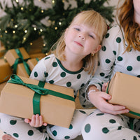GREEN POLKADOT + STRIPE | LONG SLEEVE