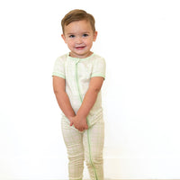 GREEN PLAID | ZIPPER ONE PIECE