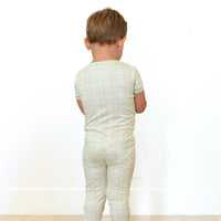 GREEN PLAID | ZIPPER ONE PIECE