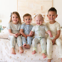 GREEN PLAID | SHORT SLEEVE