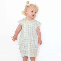 SPRING TULIPS | RUFFLE SLEEVE DRESS