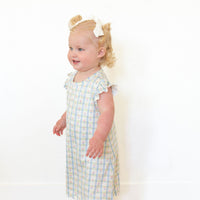 SPRING TULIPS | RUFFLE SLEEVE DRESS