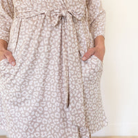 TAN CHEETAH | WOMEN'S ROBE