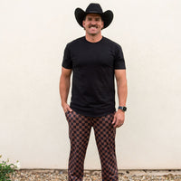 BLACK + BROWN CHECKER | MEN'S PANTS