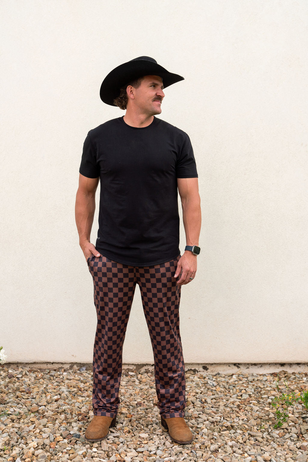 BLACK + BROWN CHECKER | MEN'S PANTS – COZYS