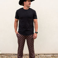 BLACK + BROWN CHECKER | MEN'S PANTS