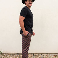 BLACK + BROWN CHECKER | MEN'S PANTS