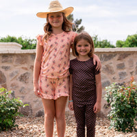 BLACK + BROWN MINI CHECKER | SHORT SLEEVE