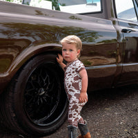 BROWN CATTLE | ZIPPER ONE PIECE