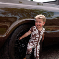 BROWN CATTLE | ZIPPER ONE PIECE