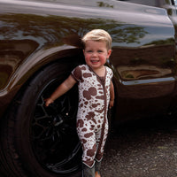 BROWN CATTLE | ZIPPER ONE PIECE