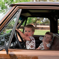 BROWN CATTLE | ZIPPER ONE PIECE