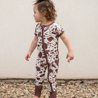BROWN CATTLE | ZIPPER ONE PIECE