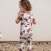 BROWN CATTLE | ZIPPER ONE PIECE
