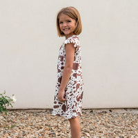 BROWN CATTLE | RUFFLE SLEEVE DRESS