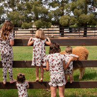 BROWN CATTLE | ZIPPER ONE PIECE