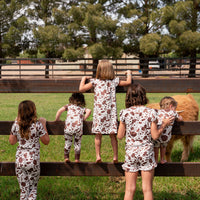 BROWN CATTLE | ZIPPER ONE PIECE