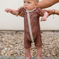 LONGHORNS | SHORT ZIPPER ONE PIECE